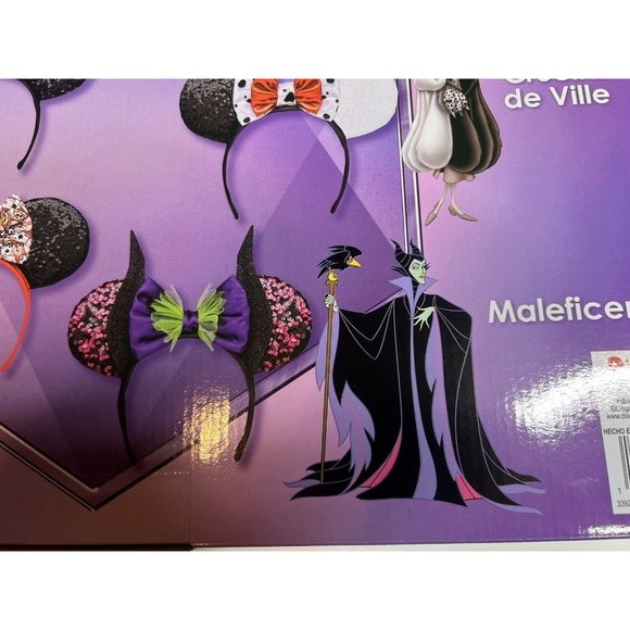 Disney 100th anniversary - Disney 5 Piece Ear Headband Box Set -Villians NIB - Picture 3 of 7